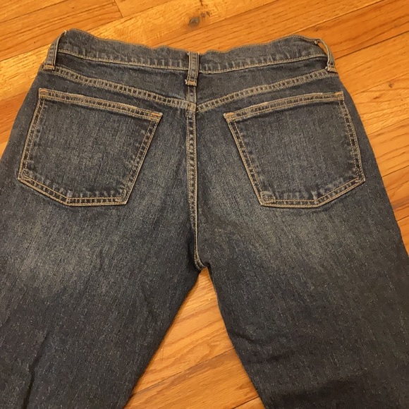 GAP Mid Rise Distressed Girlfriend Jeans - Picture 8 of 8